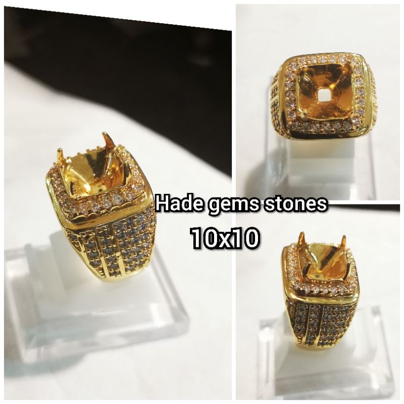 ring emban alpaka super Micro setting full zircon