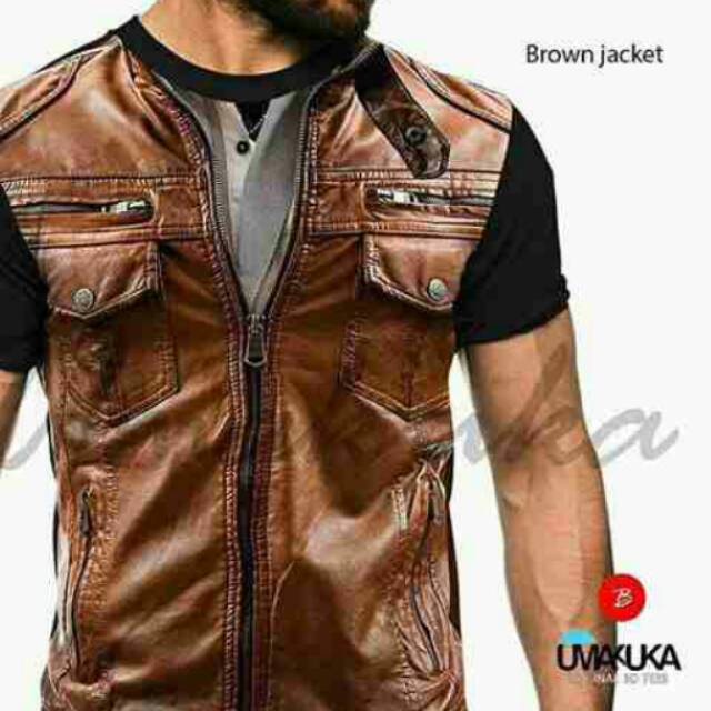 Kaos 3D BROWN JACKET