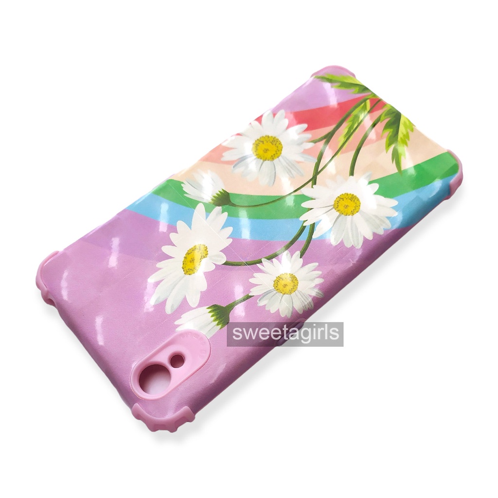 Softcase Silikon Anticrack model Berkilau - Oppo A37 / Neo 9 (sama ukuran) - sweetacase.id - Casing 4 sudut dengan bumper kamera - casing warna pastel - model berkilau dengan diamond cut - casing dengan karakter lucu -aesthetic - casing anak - Case Gemoy