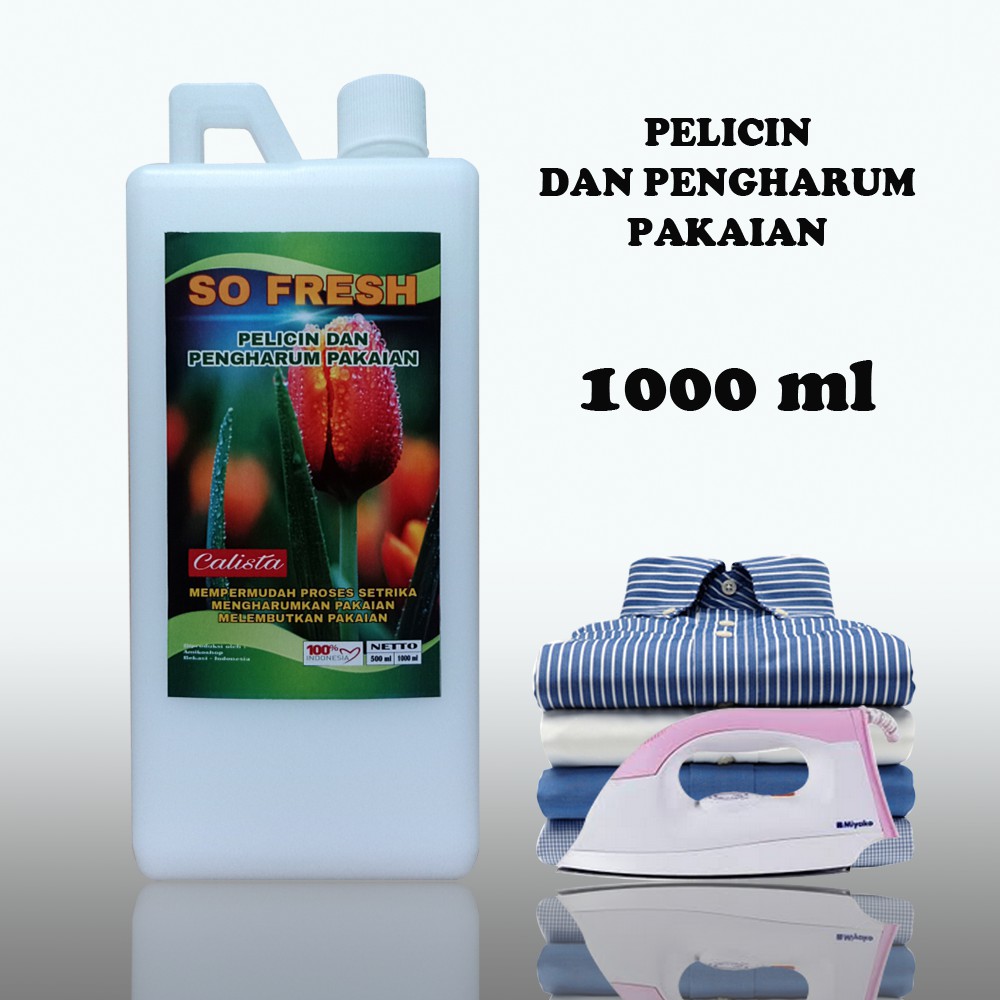 SO FRESH PELICIN SETRIKA DAN PEWANGI PAKAIAN AROMA CALISTA 1 LITER