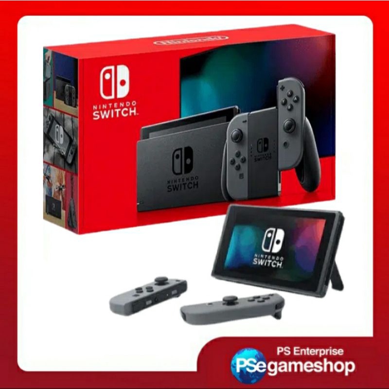 Nintendo Switch Grey New Version