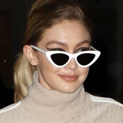 kacamata segitiga gigi Hadid / triangle sunglasses/ ulzzang kacamata eye cat rubah/ kacamata Sunmi lalalay/ sunglasses Sunmi eyecat