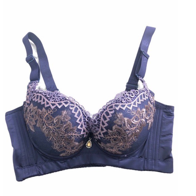 Bra (K-A32) Pakaian dalam wanita motif elegan / berkawat dan busa push up