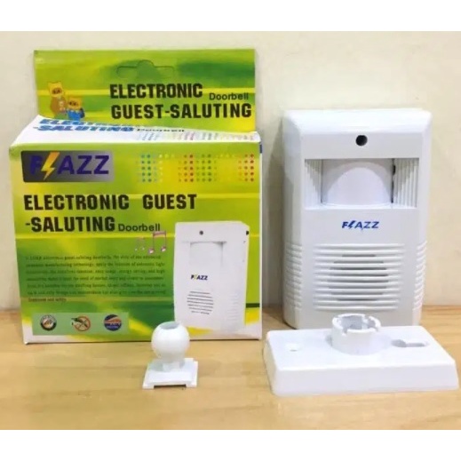 Bell Flazz Pintu Rumah Sensor Gerak Tanpa Kabe / Bell Assalamualaikum