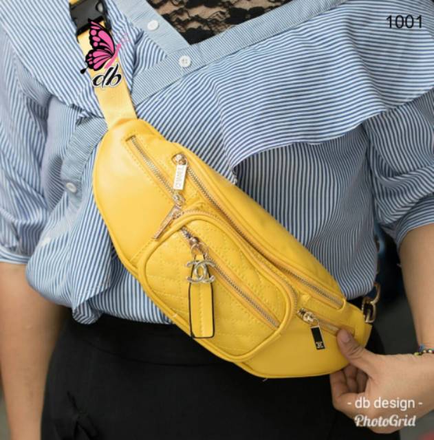 Tas Waistbag CHONNELL GIGII 5 Rest Tas Pinggang Terbaru / Tas Bahu Wanita Gaul