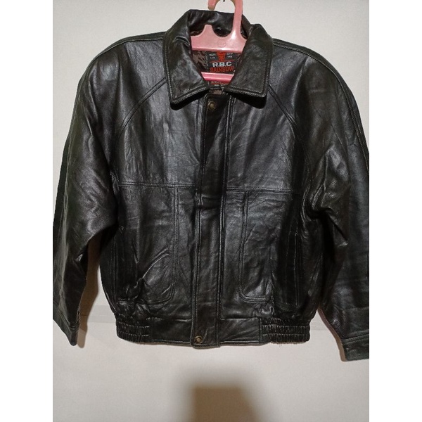 JAKET KULIT RBC RAINBOW PRIA ORIGINAL