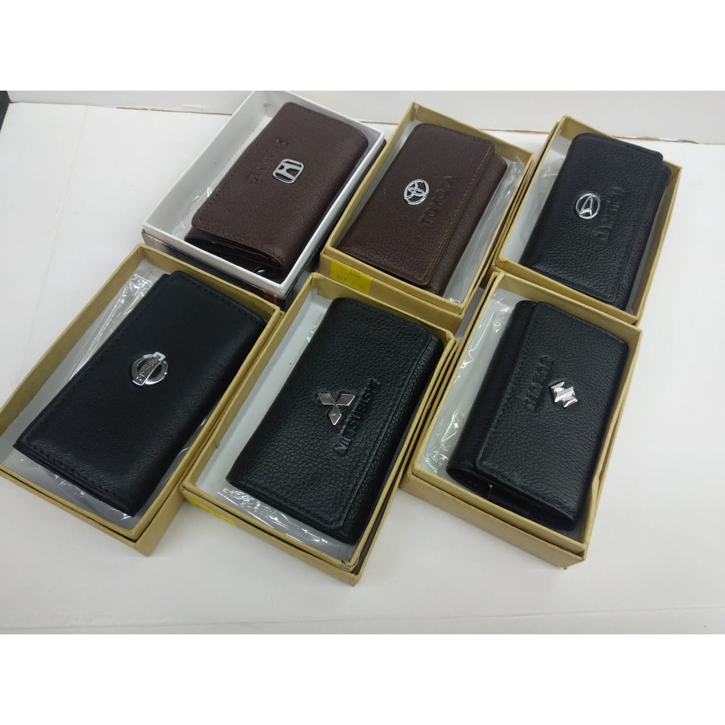 Dompet STNK gantungan kunci kulit bally seleting