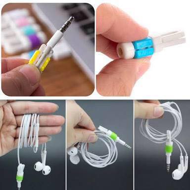 Pelindung Ujung Kabel Headset Karakter cable saver avengers penjepit kabel pengikat clip