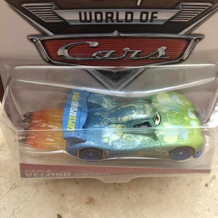 Promo Disney Cars Diecast - Carla Veloso With Flames Murah