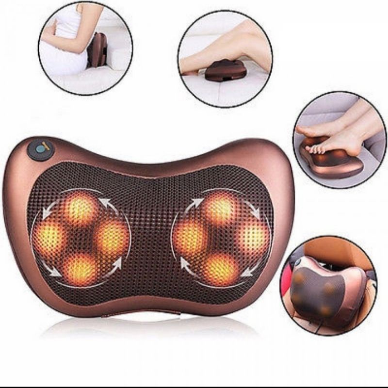 Alat pijat CHM - 8028 Car and home Massage Pilow Bantal pijat Elektrik Otomatis