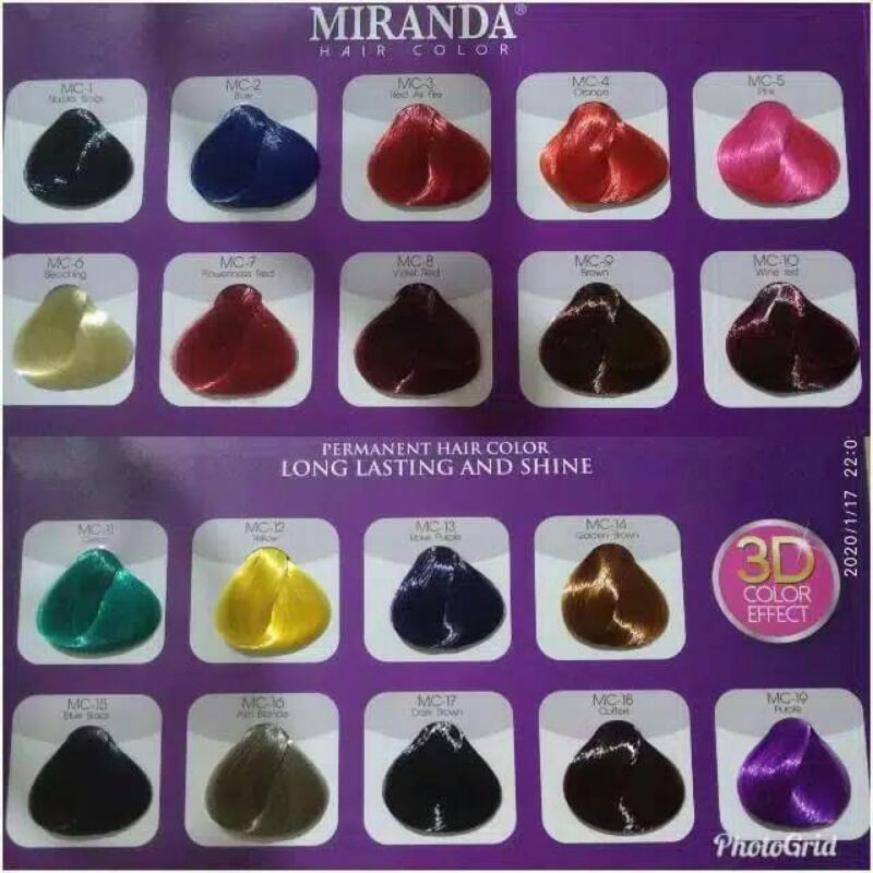 ❤️GROSIR❤️ HAIR COLOR MIRANDA (30ml x 2)+10ml