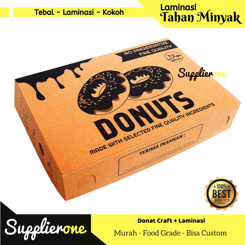 Jual Box Donat / Dus donat / Kemasan Donat / Wadah donat / Tempat Donat