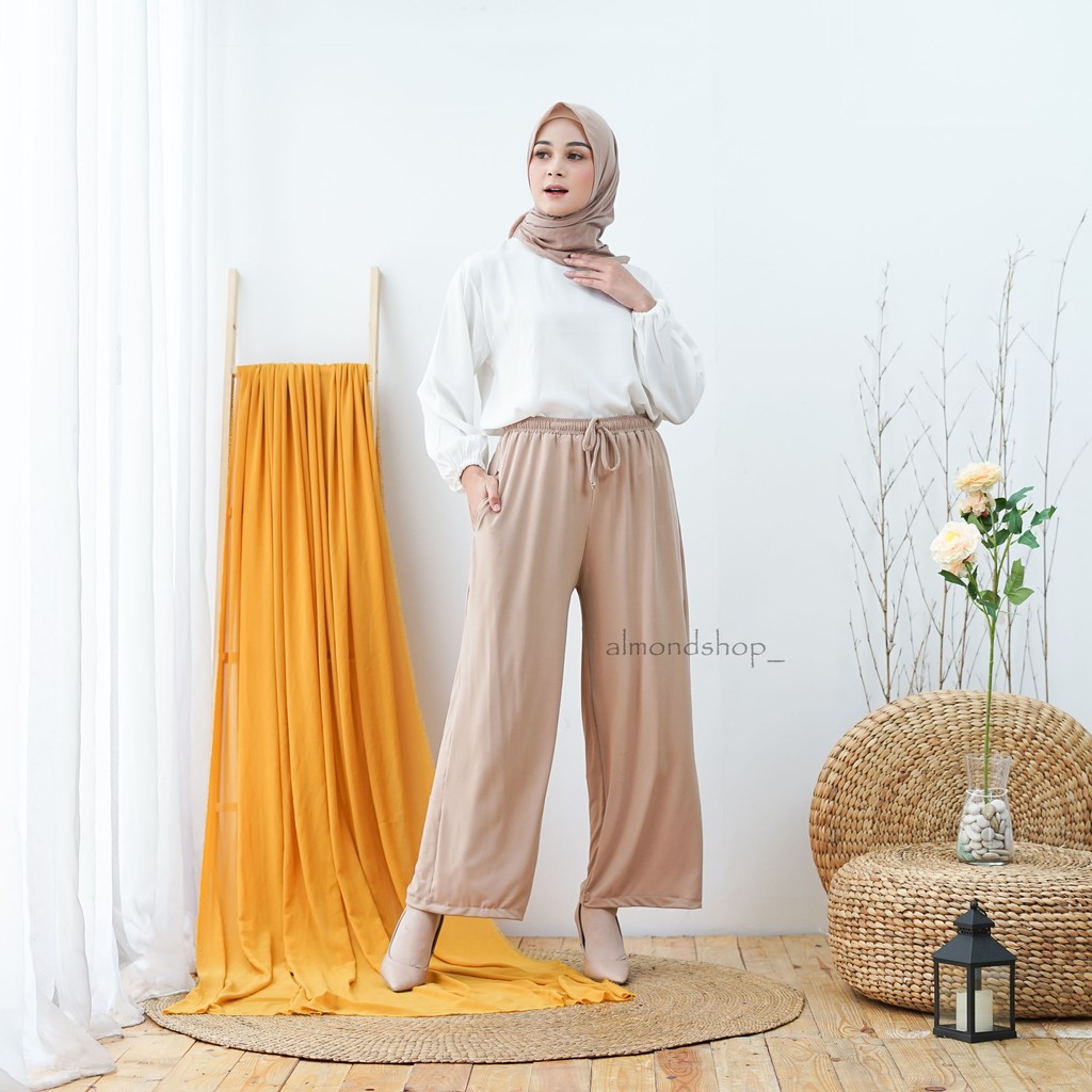 Dinda Kulot / Celana Kulot Jumbo Bahan Jersey HQ