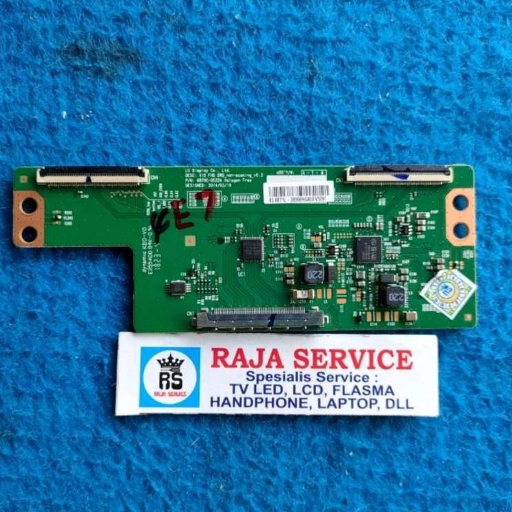 tcon tv LG 43LM5500PTA LG43LM5500PTA t-con t con tikon ticon board mesin modul