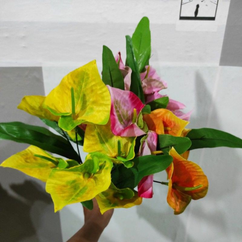 bunga aron cabang 12/7/18 bunga pelastik-3