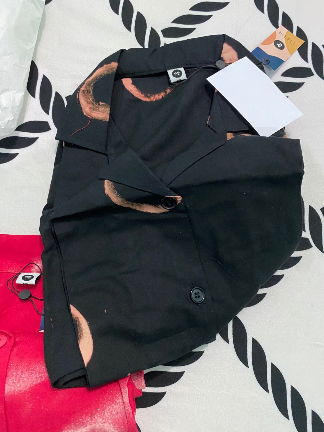 Scarlet Marble Tie Dye