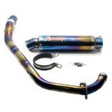 KNALPOT HOGO GP FULL PELANGI STAINLESS SONIC 150