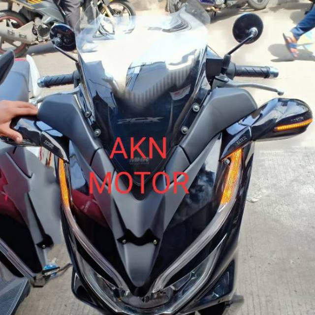 TAMENG WINDSHIELD ASSY MHR PLUS SPION HOND PCX 150 NEW LOKAL 2018