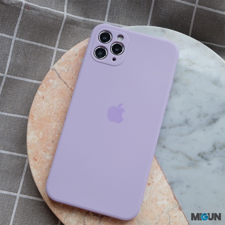 SQUARE EDGE CASE (1) iPhone 6 6+ 7 7+ 8 8+ X XS XR XSMAX 11 11pro 11promax-SQ PURPLE
