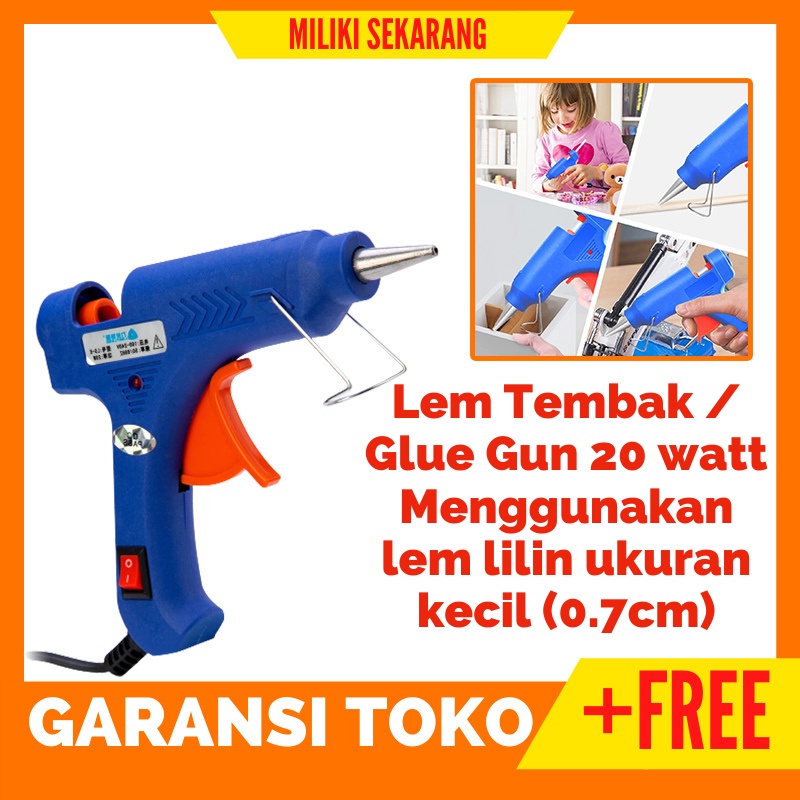 lem tembak - alat lem tembak - glue gun 20w