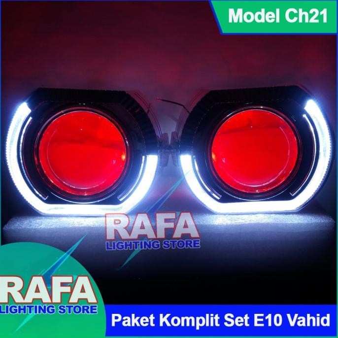 LED Projector Vahid | Bi-LED E10 | Paket Komplit Set E10 Vahid
