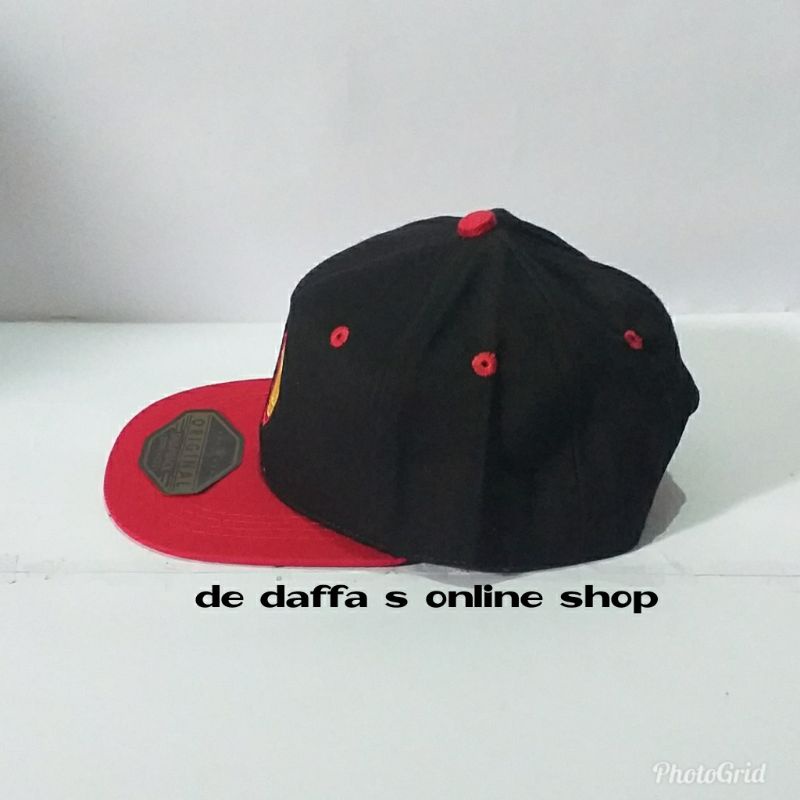 Topi Anak snapback bordir superhero IRON MAN / Topi hip hop anak