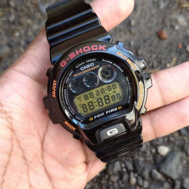 Casio G Shock Gshock Dw 6900 Fox Fire Shopee Indonesia
