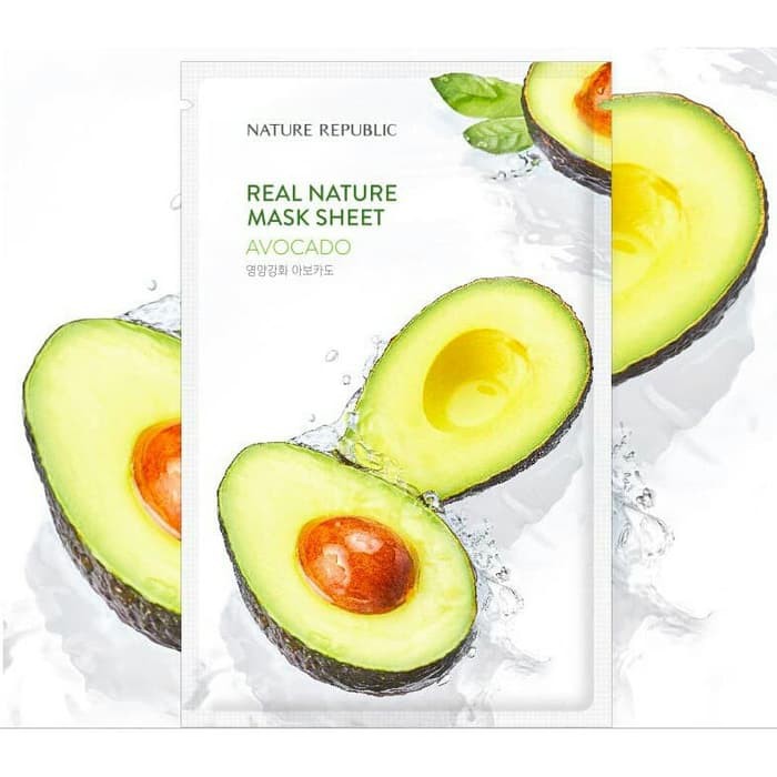 Nature Republic Real Nature Avocado Mask Sheet Indonesia