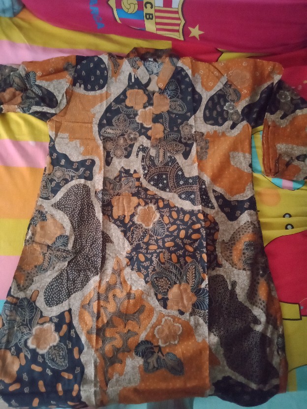 Terlaris Serut Genes Jelita Tunic Navbor Yelbor Whitbor Creambor Tunik Batik Modern Hrb030 Dolbi Dob