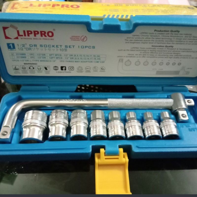 LIPPRO KUNCI SOK SET 10 PCS - KUNCI SHOCK 10 PC LIPPRO