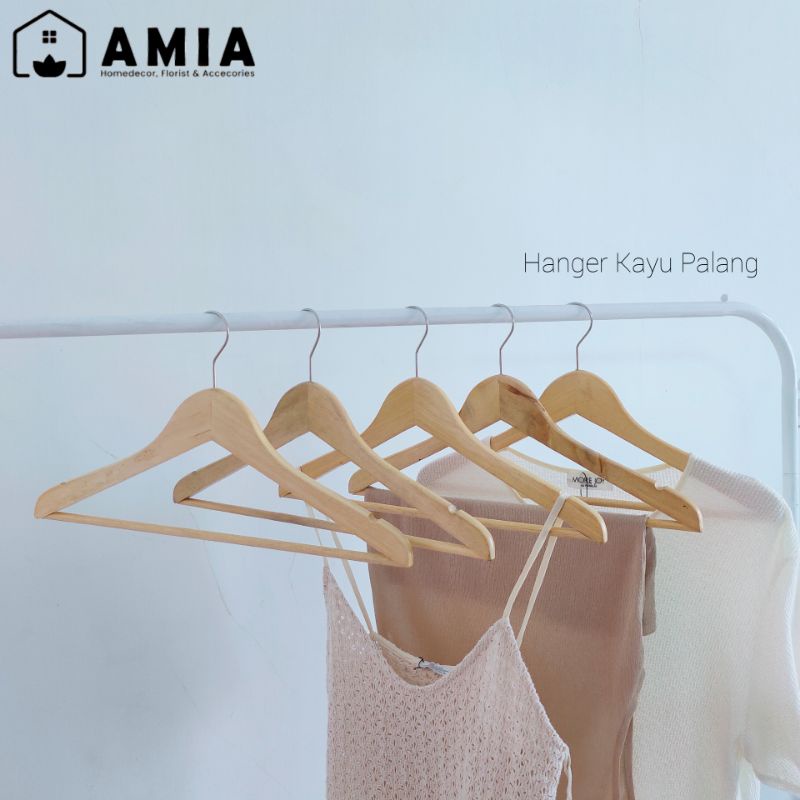 HANGER KAYU / HANGER AESTHETIC / HANGER BAJU / HANGER UNIK / HANGER MURAH / HANGER KAYU MURAH