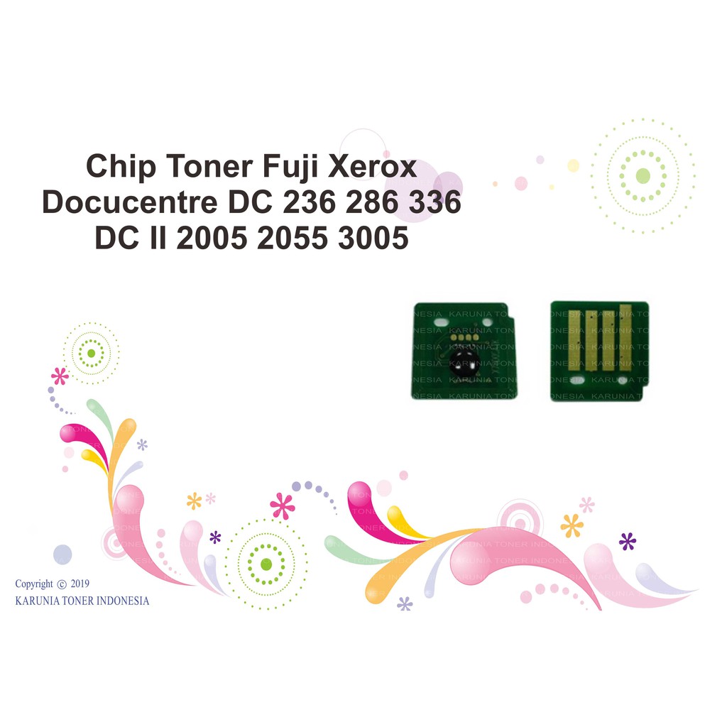 Chip Toner Fuji Xerox Docucentre DC 236 286 336 2005 2055 3005