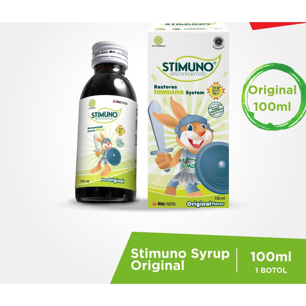 STIMUNO Sirup Herbal Imun Tubuh Anak 60ml 100ml