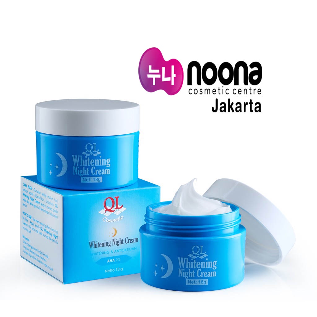 QL COSMETIC WHITENING NIGHT CREAM 18 GR