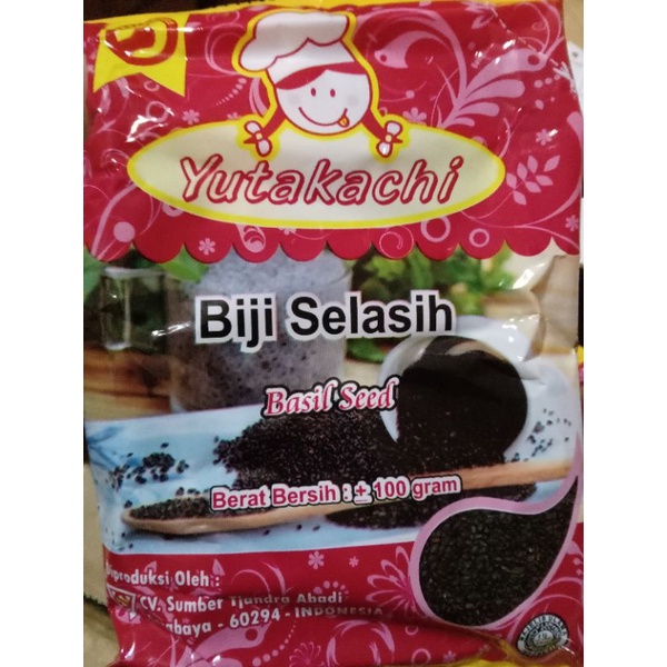 

Biji Selasih , Cabe Bubuk kemasan ±100gram YUTAKACHI