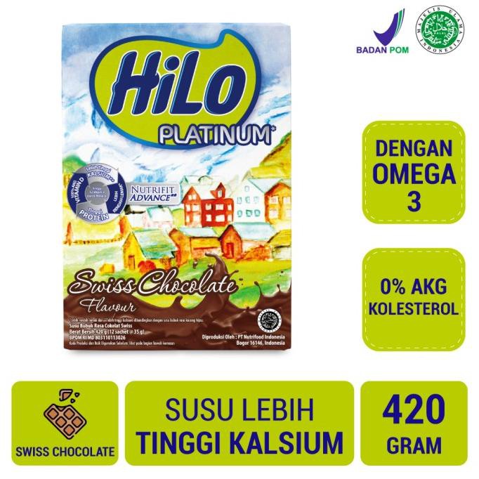

HiLo Platinum Swiss Chocolate (12 Sachet) - Susu Tinggi Kalsium