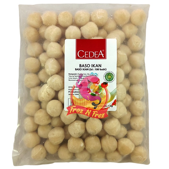 

CEDEA Bakso Ikan 1000 Gram (100 Pcs)