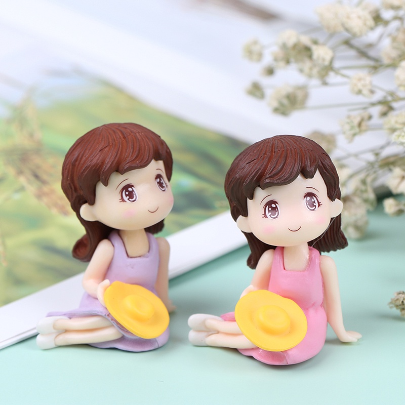 # Kaos T-Shirt Wanita Lengan Pendek Motif Print #Miniatur Figur Pasangan Kekasih Untuk Dekorasi Rumah Boneka