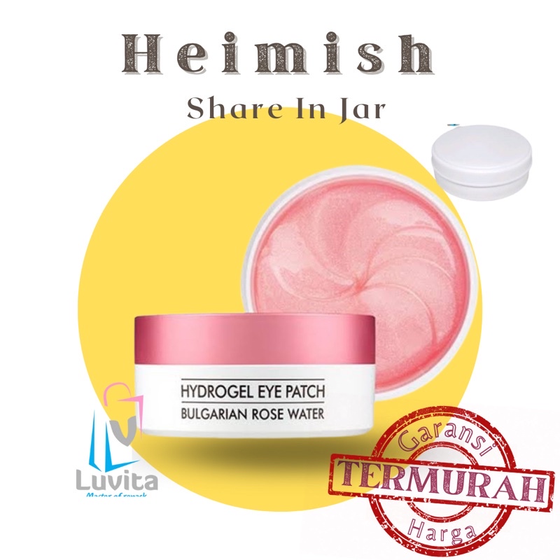 HEIMISH Bulgarian Rose Water Hydrogel eye patch SHARE