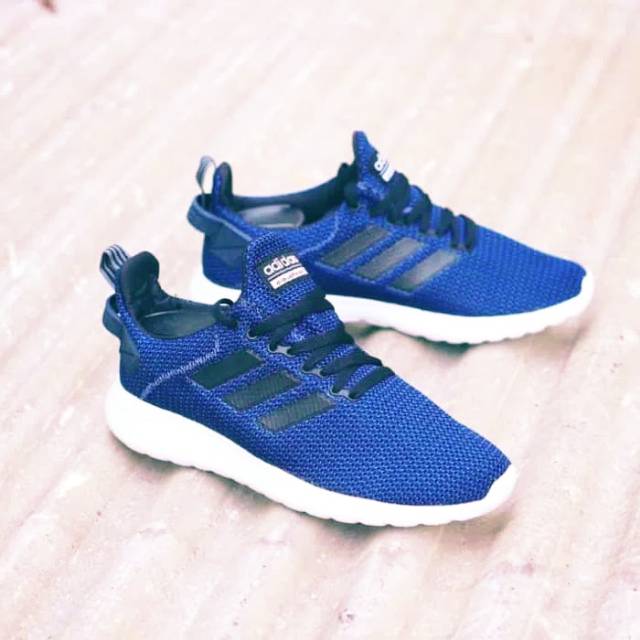 Sepatu running adidas lite racer BYD Navy Black Original 100% BNWB