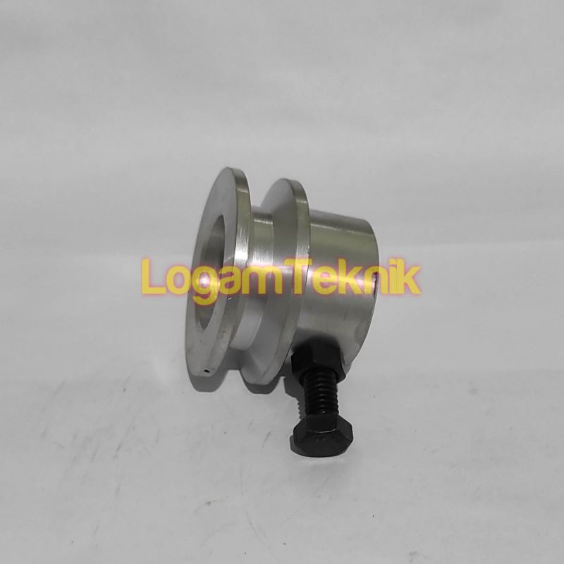 Puli pulley Dinamo 1/4 Hp ( 0.25 pk ) diameter 2 inch as 14 mm jalur 1A pully alumunium