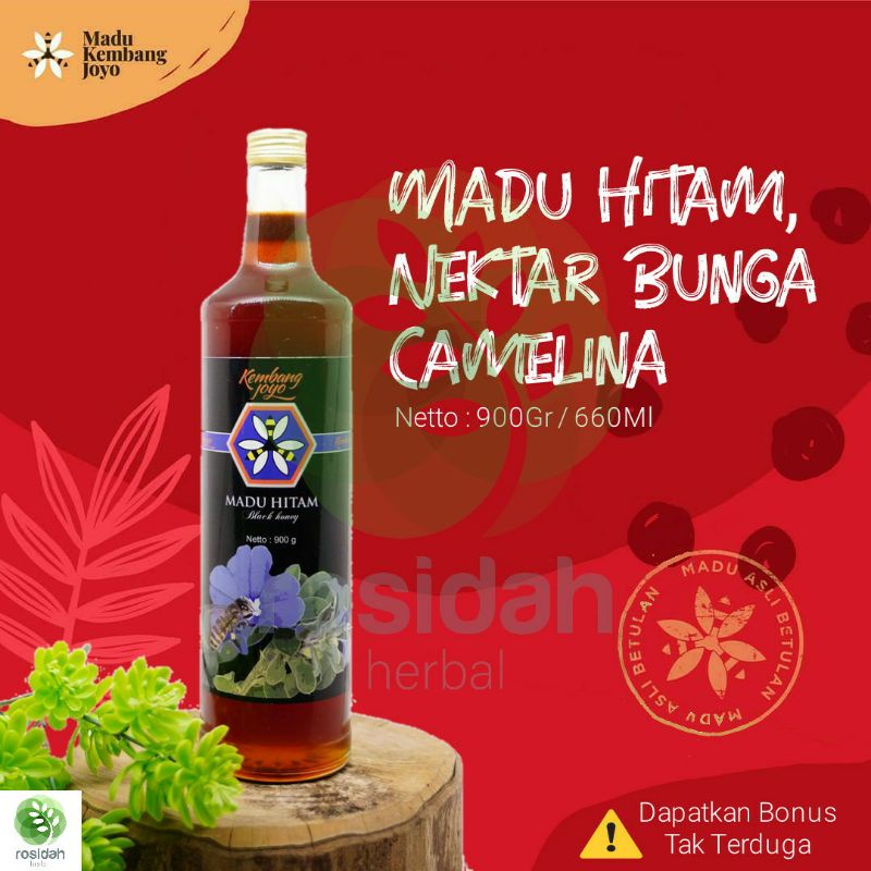 

Madu Kembang Joyo - Madu Hitam 660 ml + Free Bubble Wrap