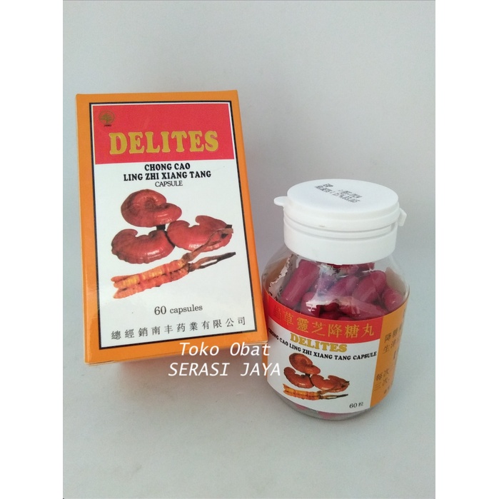 Delites (Chong Cao Ling Zhi Xiang Tang) 60 Kapsul Obat Diabetes