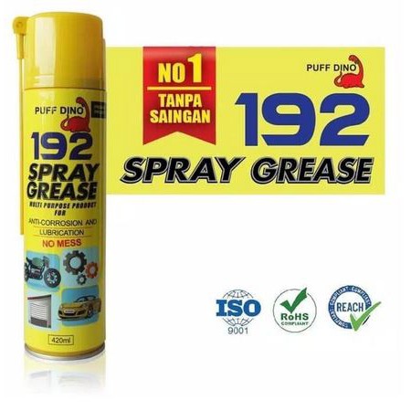 SPRAY GREASE / PUFF DINO 192 / PELUMAS SEPEDA / PELUMAS RANTAI