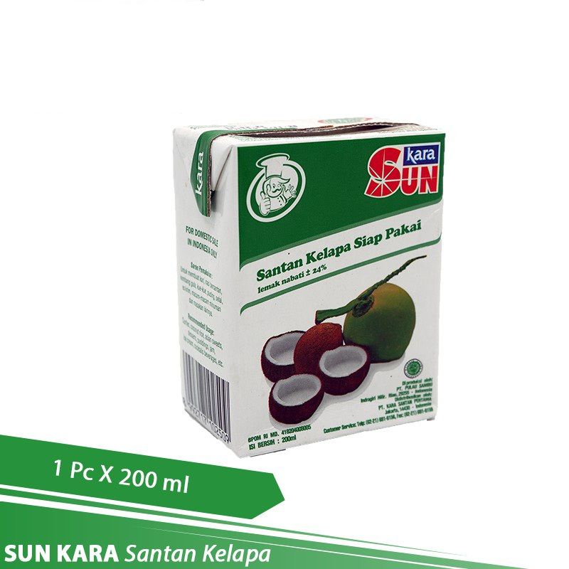 

Sun Kara Sunkara Santan Santen 200ml 200 ml