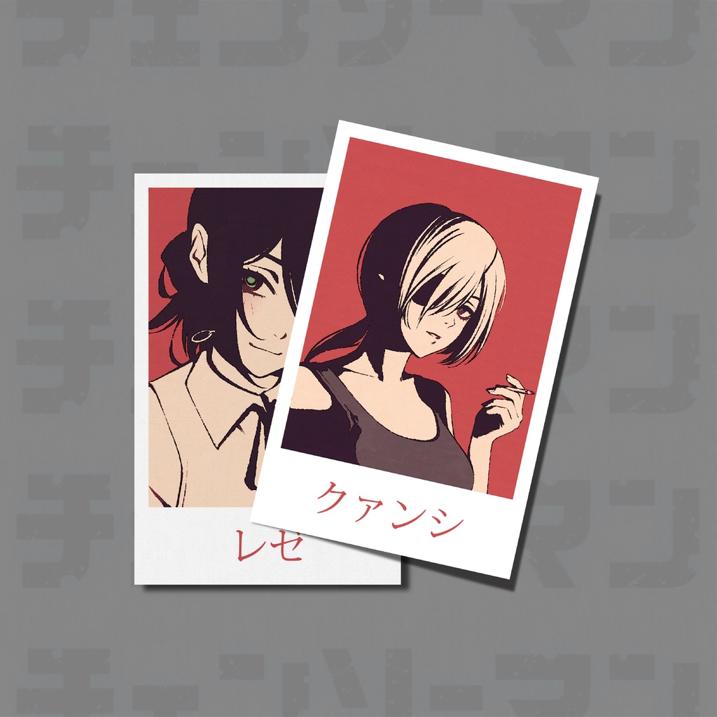 Photocard Chainsaw Man | Photocard Anime