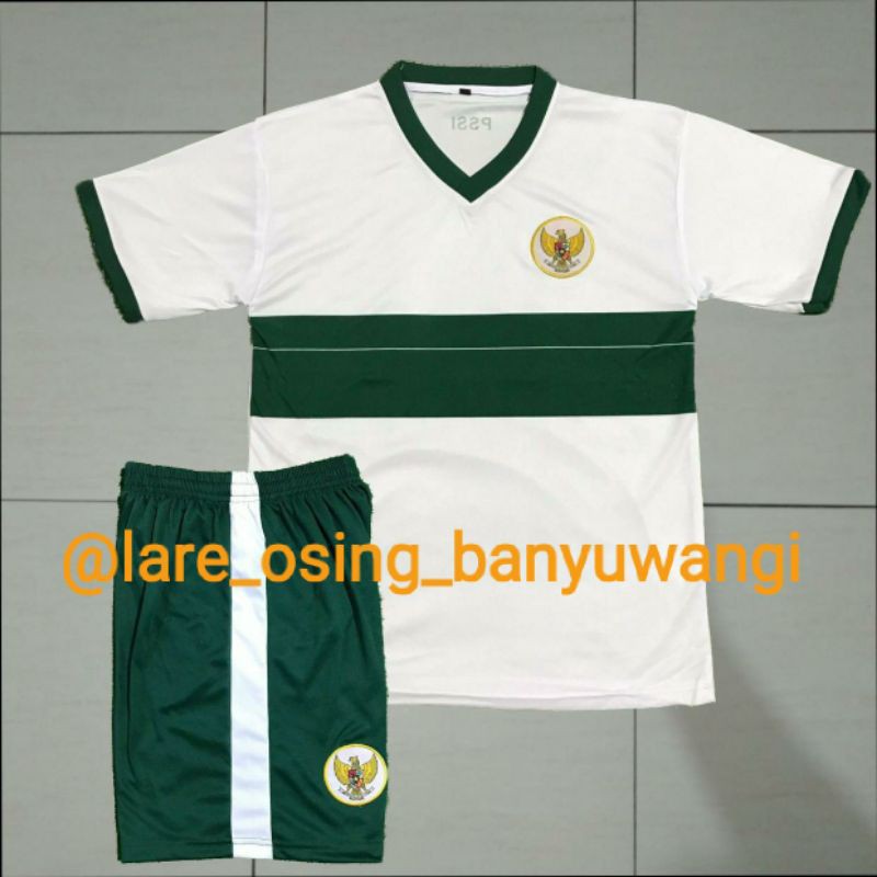 SETELAN DEWASA TIMNAS 2020 AWAY PUTIH JERSEY CELANA TERBARU LOKAL