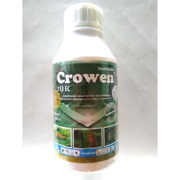 Insektisida Crowen 113EC 400ml pembasmi hama ulat,kutu,semut tanaman hias,anggrek