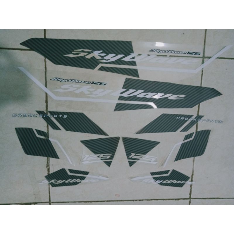 Striping Skywave Transparan custom malay variasi