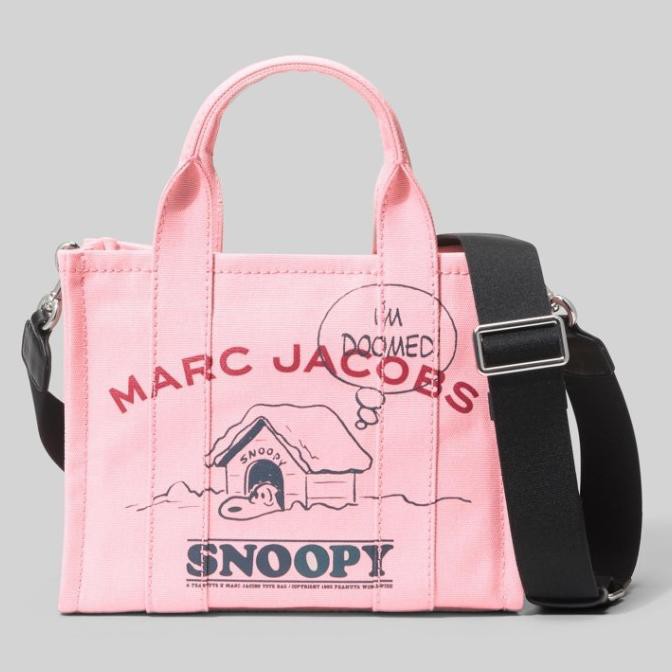 [ORIGINAL] MARC JACOBS SNOOPY MINI TOTE BAG PINK ADS6156A